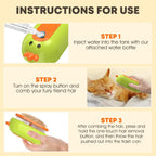 Cat Steam Brush for Shedding, Steam Brush for Cats with Release Button, 3in1 Self Cleaning Cloud Care Cat Hair Brush, Rechargeable Cat Deshedding Brush with Steam for Long & Short Haired Cats and Dogs - Image 9