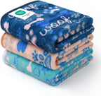 Luciphia 1 Pack 3 Blankets Fluffy Premium Fleece Pet Blanket Flannel Paw Printed Throw for Dog Cat(Small 23x16'', Grey/Brown/Blue) - Image 10