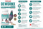 Farmalab pigeon dewormer tablets closeup view