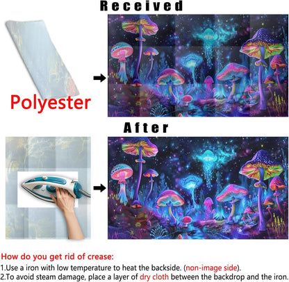 Dtekoj bioluminescent starry sky reptile habitat poster background layout with adhesive tape pieces.