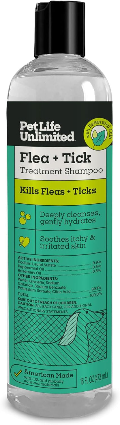 Pet Life Unlimited Natural Flea & Tick Spray for Dogs, 10 oz, Plant-Based Prevention & Treatment with Essential Oils, Kill & Repel Fleas, Ticks & Eggs, Soothes Itchy Skin, Daily Use - Image 10