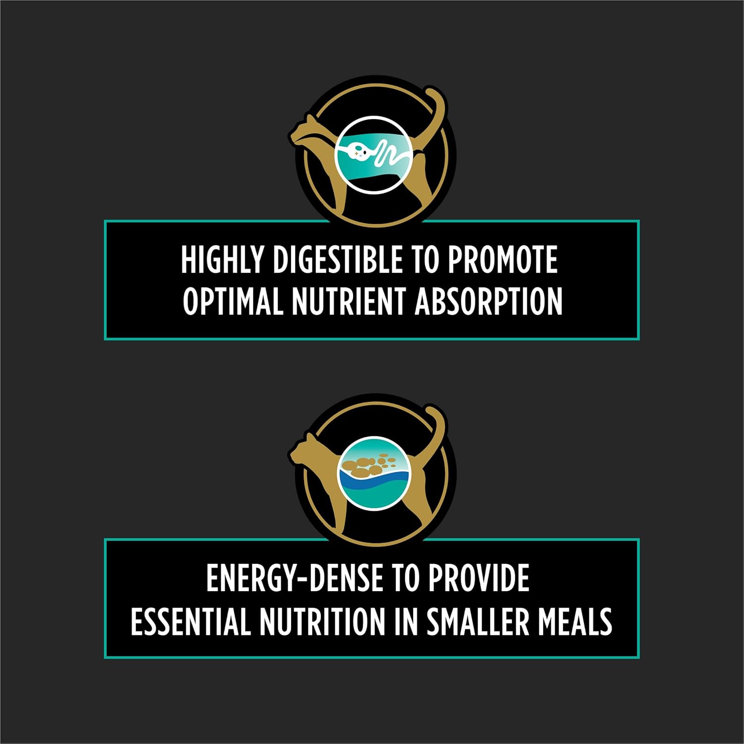 Purina Pro Plan therapeutic gastrointestinal cat food packaging showing digestive health benefits