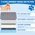 Close up showing the absorbent texture of the Neinkie puppy mat