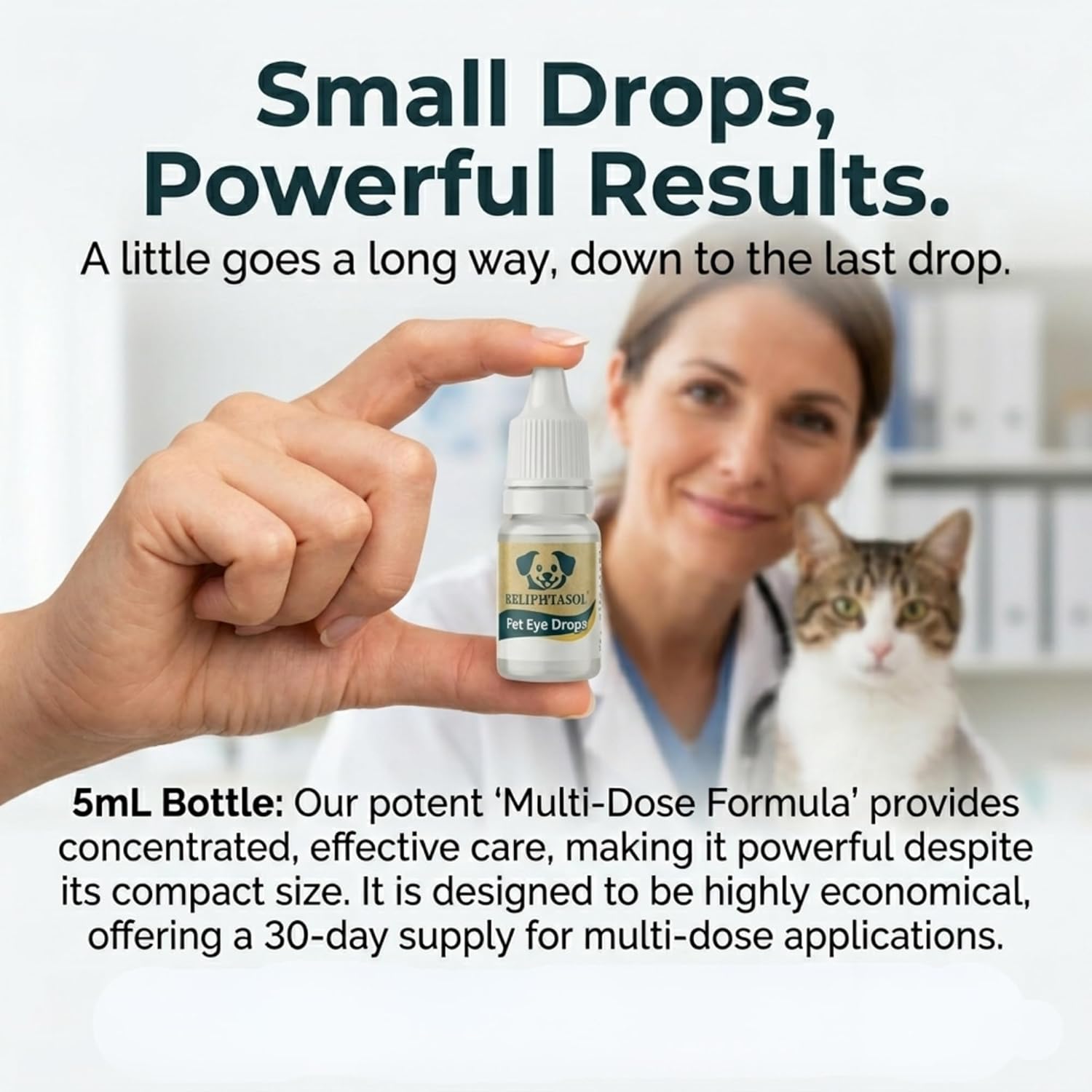 Reliphtasol pink eye and inflammation treatment drops side view label