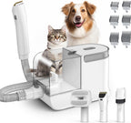 Dog Grooming Vacuum, Dog Grooming Kit, 3 Suction Modes Dog Brush Vacuum with 5 Pet Grooming Tools (Off-white) - Image 10
