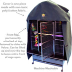 Bonka Bird Toys Cozzzy Cage Cover featuring Velcro front flap opening