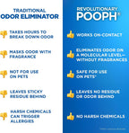 Pooph pet odor eliminator set for professional grade pet cleanup
