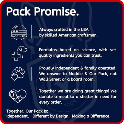 Instructions visualization for Maddie's American Pet Products dough