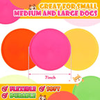 Small dog playing fetch with a Chivao silicone disc