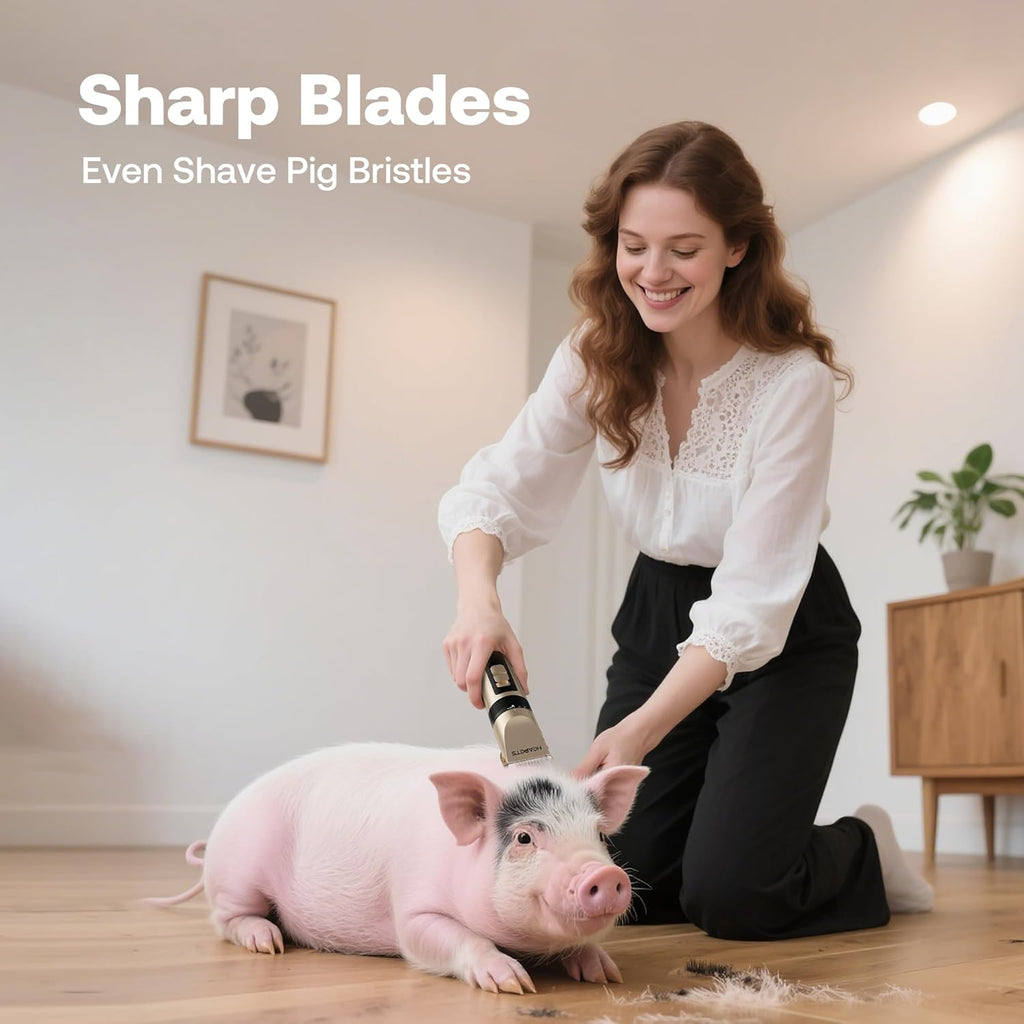 HEAPETS low noise electric quiet dog clippers packaging