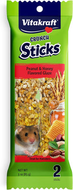 Vitakraft Crunch Sticks Hamster Treats Apple and Honey Flavor 2 Pack - Wholesome Crunchy Chew Sticks for Hamsters and Gerbils - Enrichment Chew Toy with Natural Wood Core - Image 12