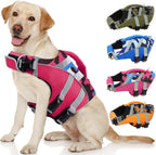 Waterproof ripstop nylon material close up on a red imported pet safety coat