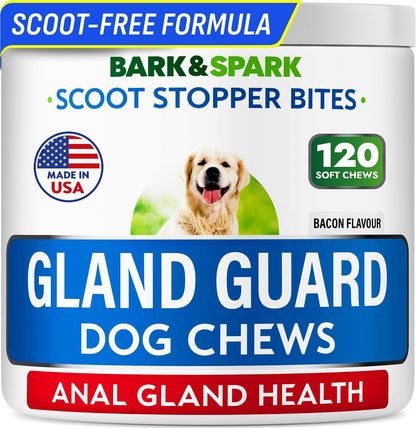 BARK&SPARK Dog Probiotics & Digestive Enzymes (Gut Health) Allergy & Itchy Skin - Pet Diarrhea Gas Treatment Upset Stomach Relief, Digestion Health Prebiotic Supplement Tummy Treat (180Ct Chicken) - Image 13