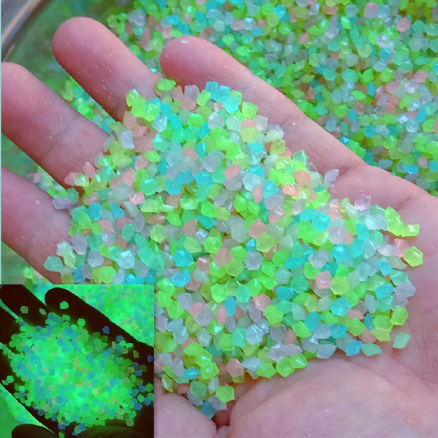 Resin artificial sand used for fairy garden decoration