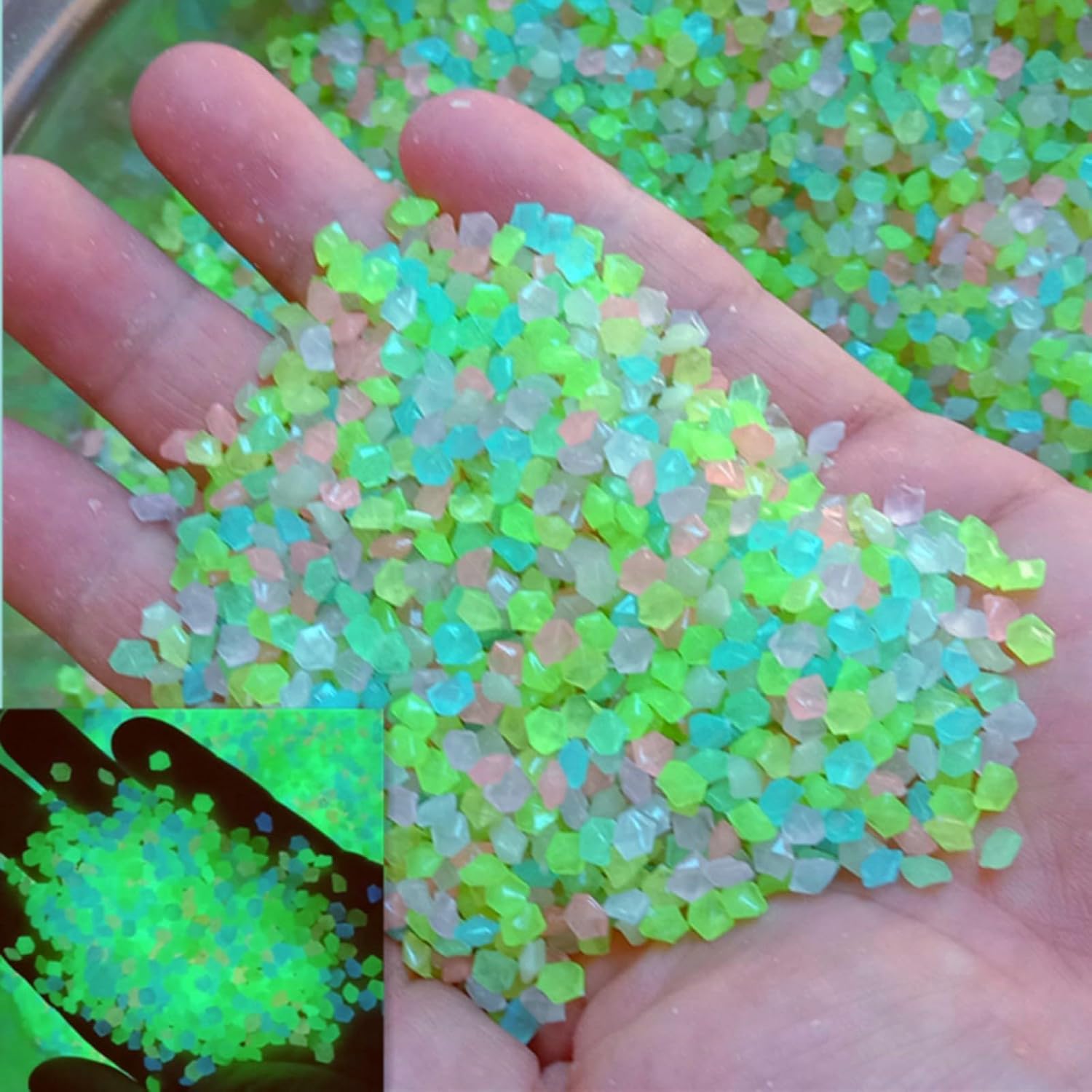 Resin artificial sand used for fairy garden decoration