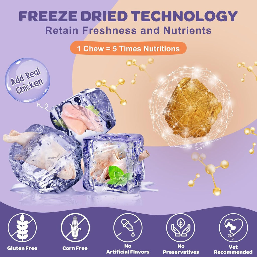 Nature Target authentic freeze dried puppy and adult dog probiotics