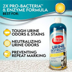 Simple Solution Pro-Bacteria and enzyme formula odor destroyer liquid details