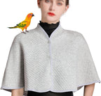 Grey cotton bird diaper and poop cover pad for small parrots