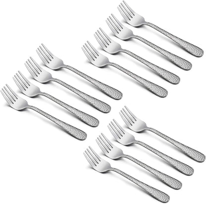 HaWare 12-piece kids toddler fork set front view