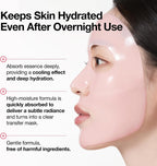 Anua Peach 70 Niacin Brightening Collagen Mask applied on face model