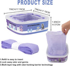 Astrallgn multi layer EVOH odor control replacement bags for pet waste pails