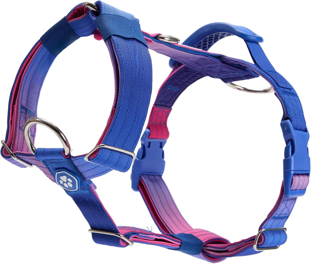 Spark Paws No Pull Dog Harness with Handle for Large Dogs, Heavy Duty Dog Harness for Big Strong Breeds, Adjustable, Y Shaped Padded Halter Design with Front Clip - 90s Retro - M - Image 13