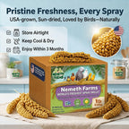 Nemeth Farms Spray Millet - Edible Tops Only, Non-GMO and Sun-Dried - 1 lb for Parakeets, Canaries and Finches - Image 5