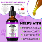 Authentic NBTREKTIE pet health supplement packaging displaying product benefits