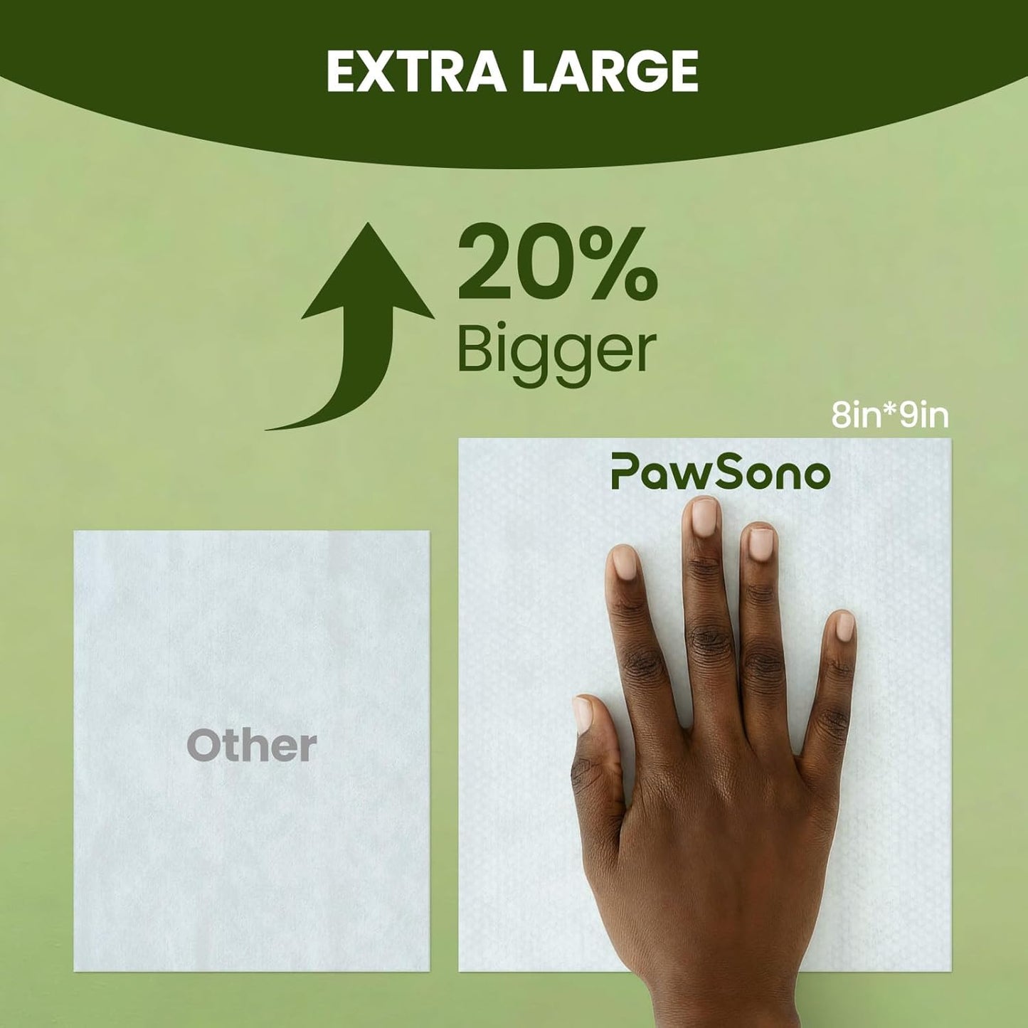 Four pack value set of PawSono coconut scented pet grooming wipes.