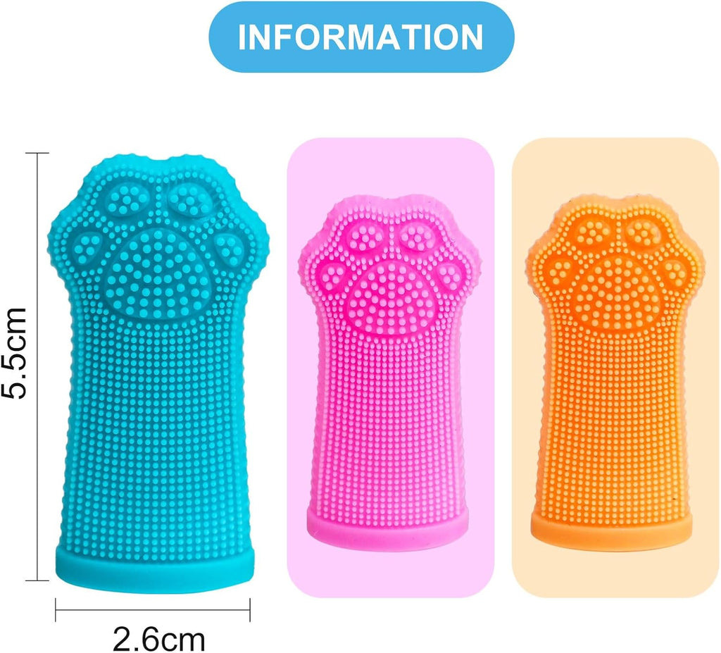 Soft silicone bristles of Hera Harmony pet toothbrush