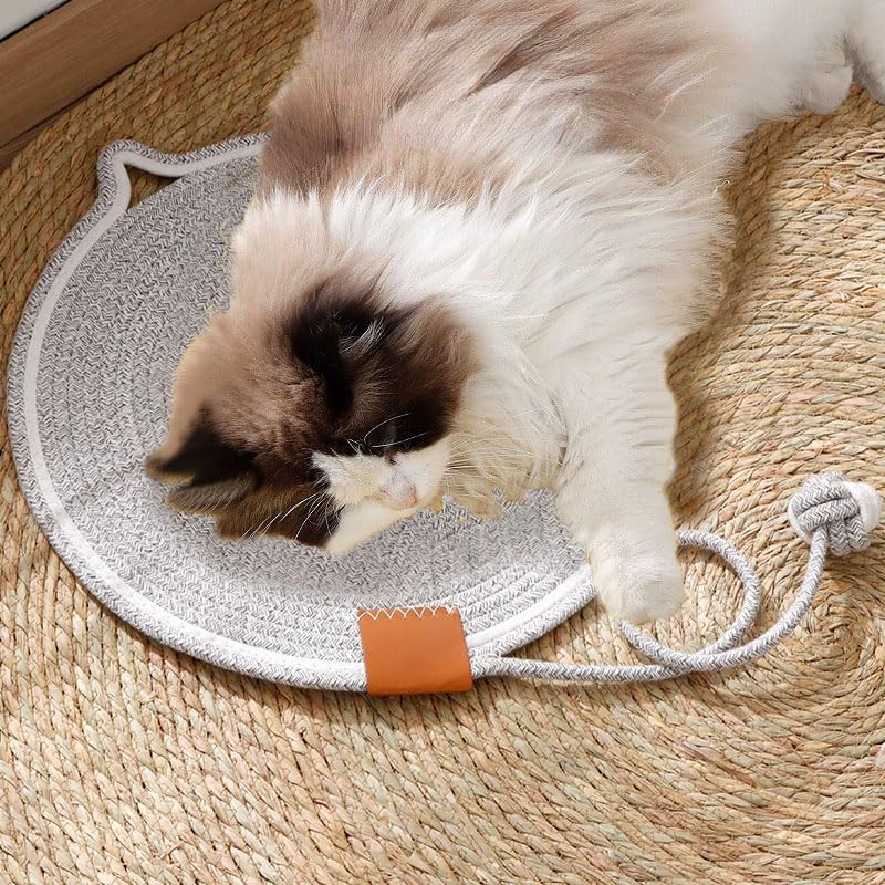 Letalong cat scratcher mat package showing authentic pet safe construction details.
