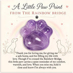 Pet Loss Sympathy Gift, Opalite Paw with Rainbow Bridge Card, in Loving Memory Keepsake, Pet Bereavement Comfort Gift, Pocket Hug for Dog Cat Loss & Grief Support for Pet Owners - Image 9