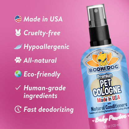 Vet recommended USA made dog perfume for sensitive skin