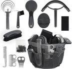 Inoreal horse grooming kit twelve pieces set front view with organizer tote bag