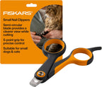 Fiskars Pet Large Nail Clippers, Cat and Dog Nail Trimmers for Grooming, Pet Supplies with Semi-Circular Blade & SoftGrip Handle with Safety Lock, 5.75", Orange/Black - Image 11