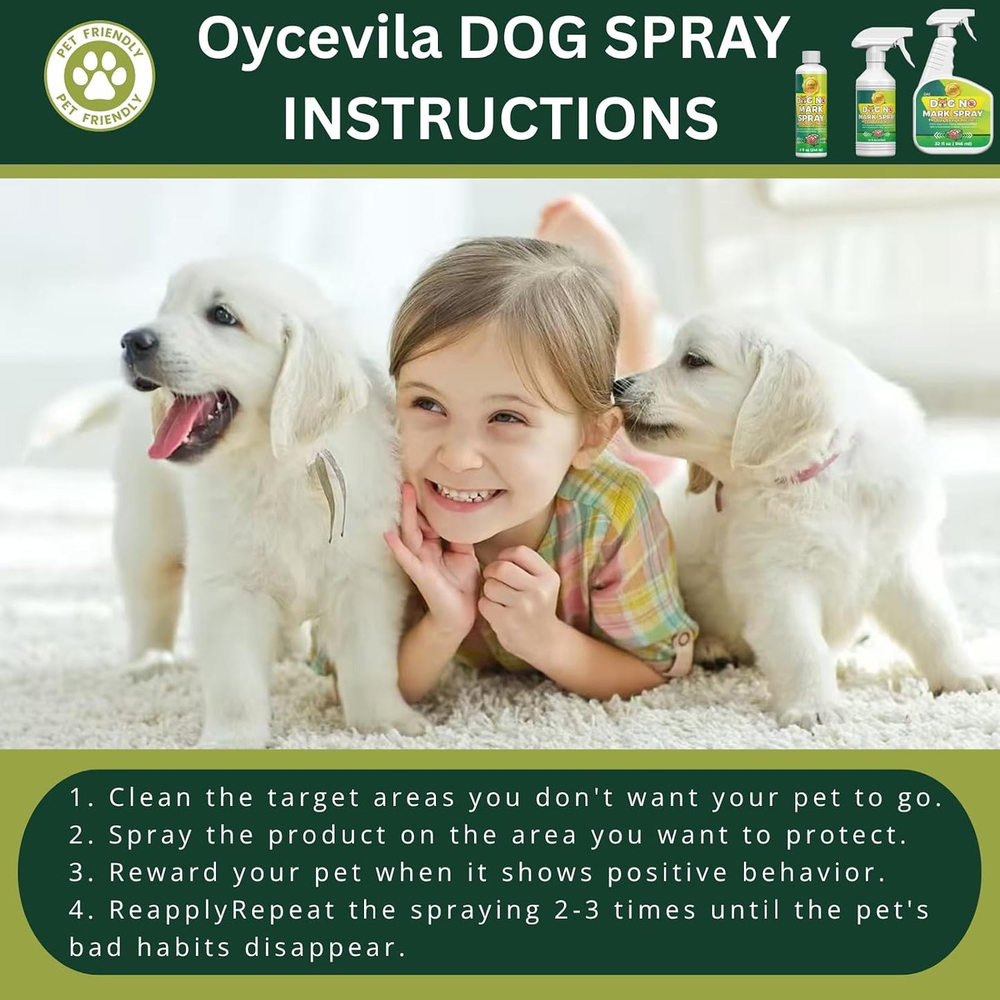 Oycevila natural plant-based dog potty training aid