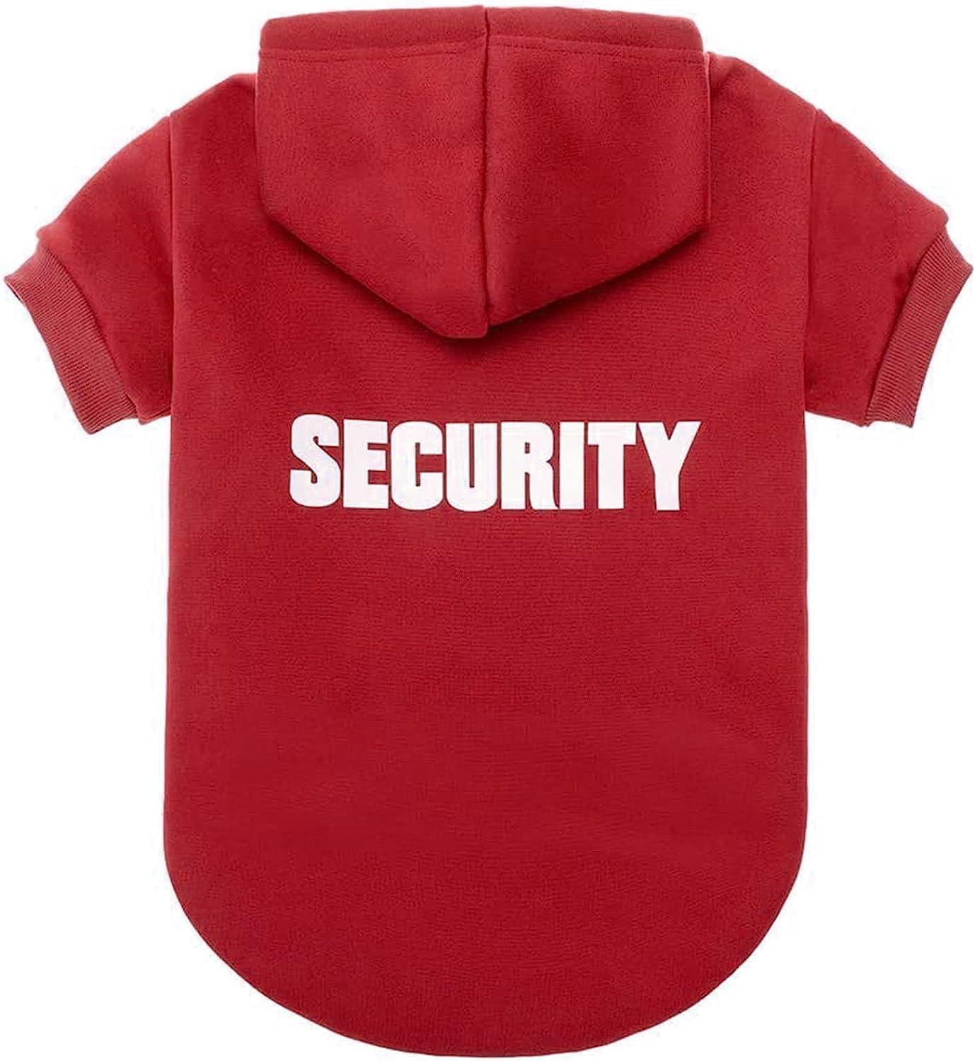 BINGPET Security Dog Hoodies Puppy Sweater Cold Weather Dog Coats Soft Brushed Fleece Pet Clothes Hooded Sweatshirt for Dog Cat - Image 10