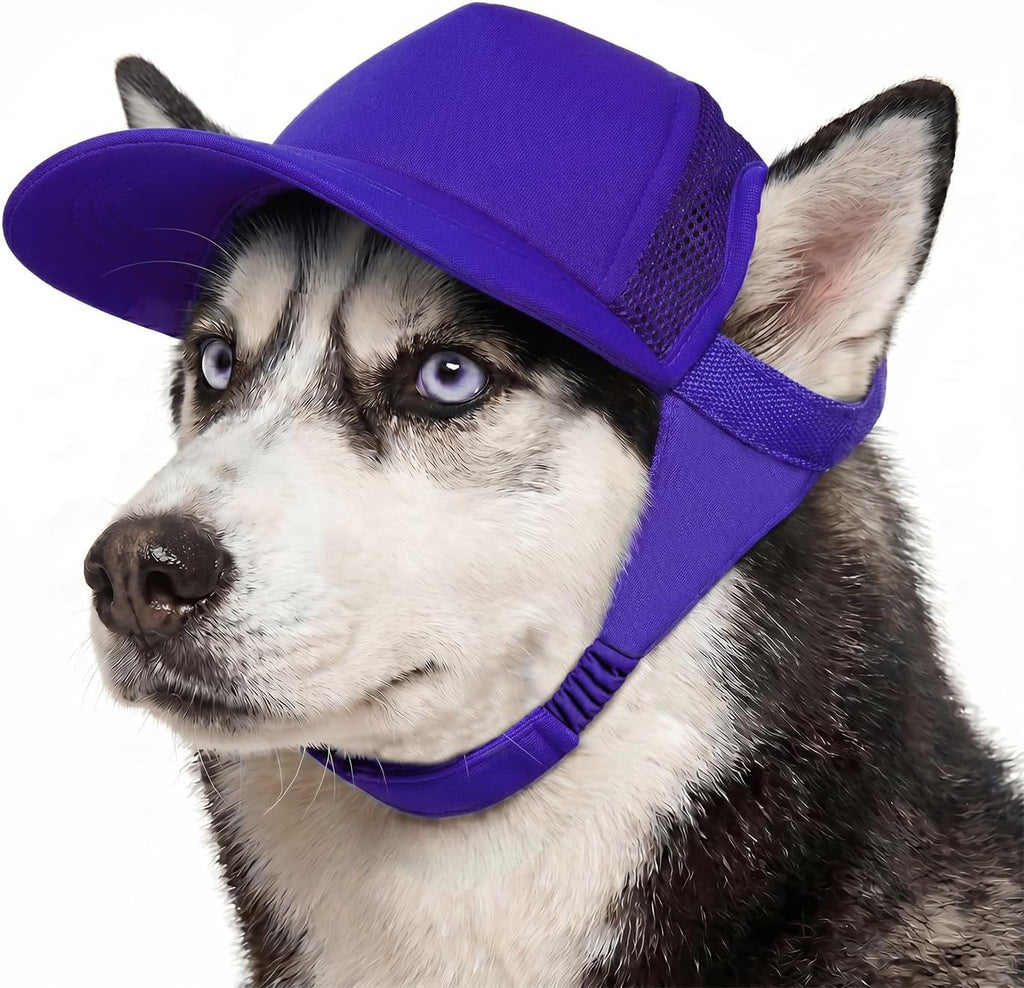 Tuff Pupper Dog Baseball Cap | UV Protection Dog Sun Hat | Breathable Lightweight Design | Secure Adjustable Chin Strap | Quick-Dry Fabric | Reinforced Brim | Small Medium Large Dogs (Red, L) - Image 12