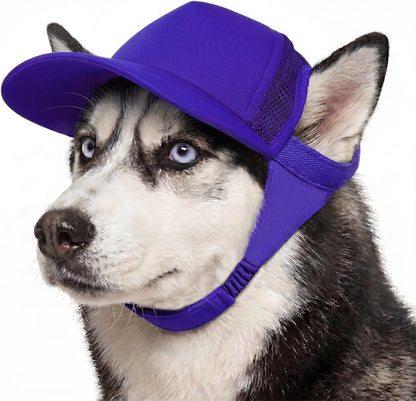Tuff Pupper Dog Baseball Cap | UV Protection Dog Sun Hat | Breathable Lightweight Design | Secure Adjustable Chin Strap | Quick-Dry Fabric | Reinforced Brim | Small Medium Large Dogs (Red, L) - Image 12