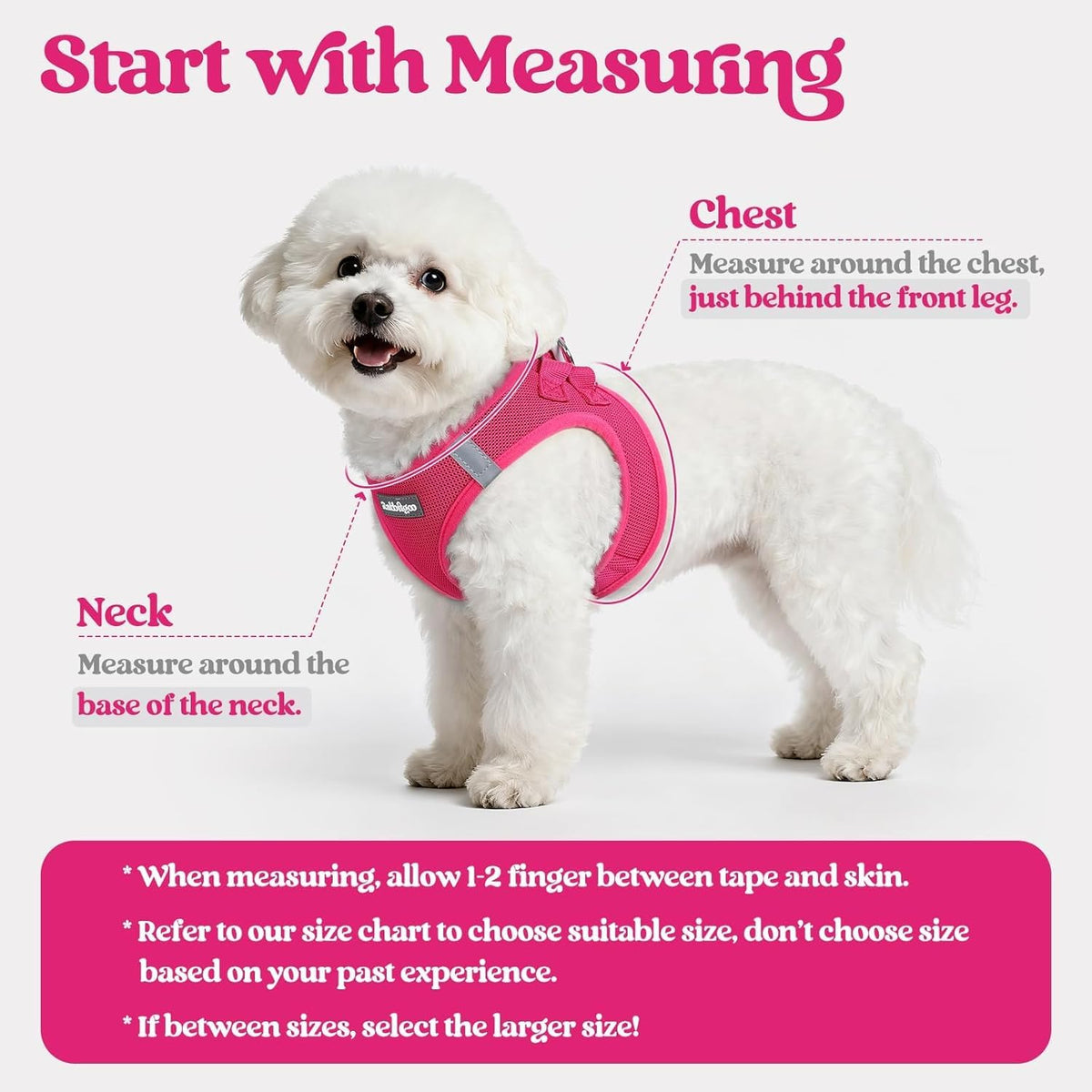 Rabbitgoo puppy vest and leash set side view fuchsia rose red