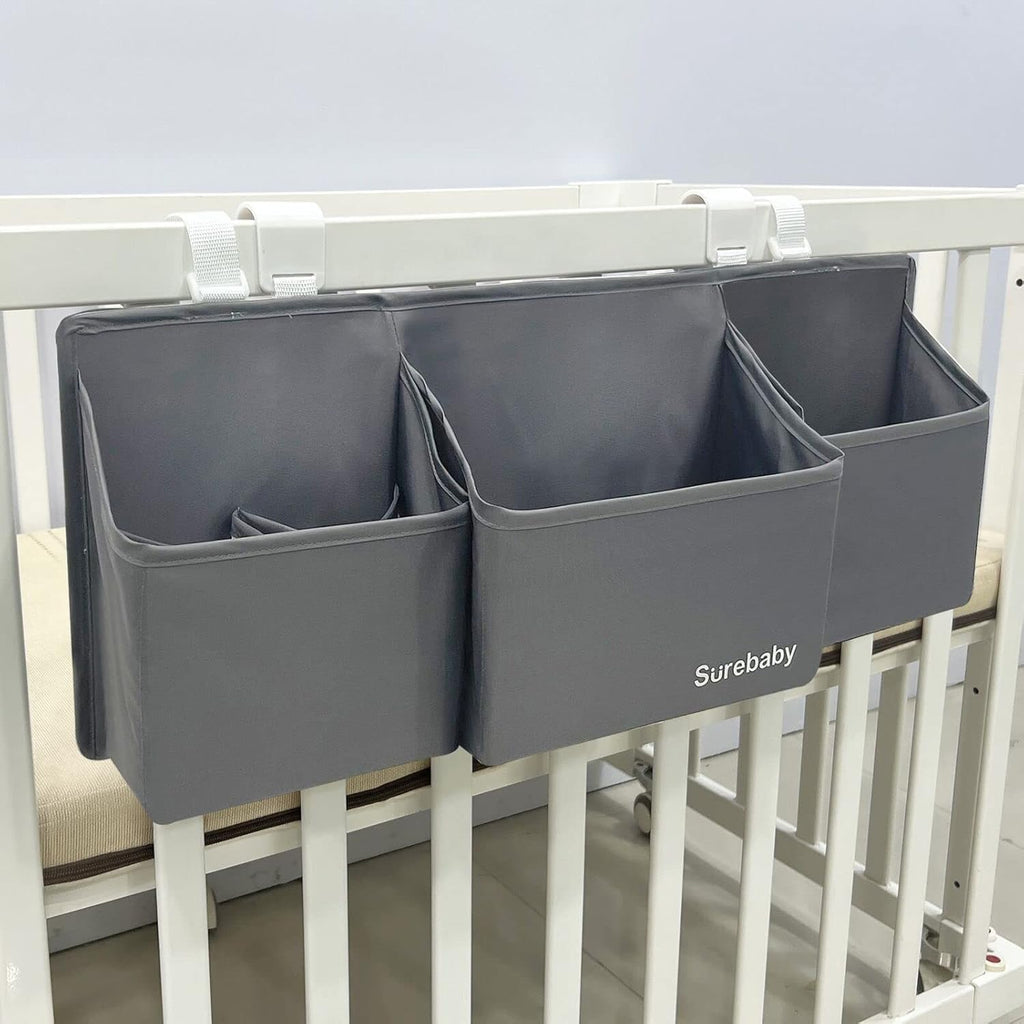 Surebaby hanging baby diaper caddy front view