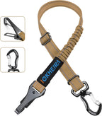 IOKHEIRA Dog Seatbelt, Updated Adjustable Harness Reflective Bungee Dog Car Seat Belt with Aviation Aluminum Alloy Rotatable Carabiner, Hook & Buckle - Image 11