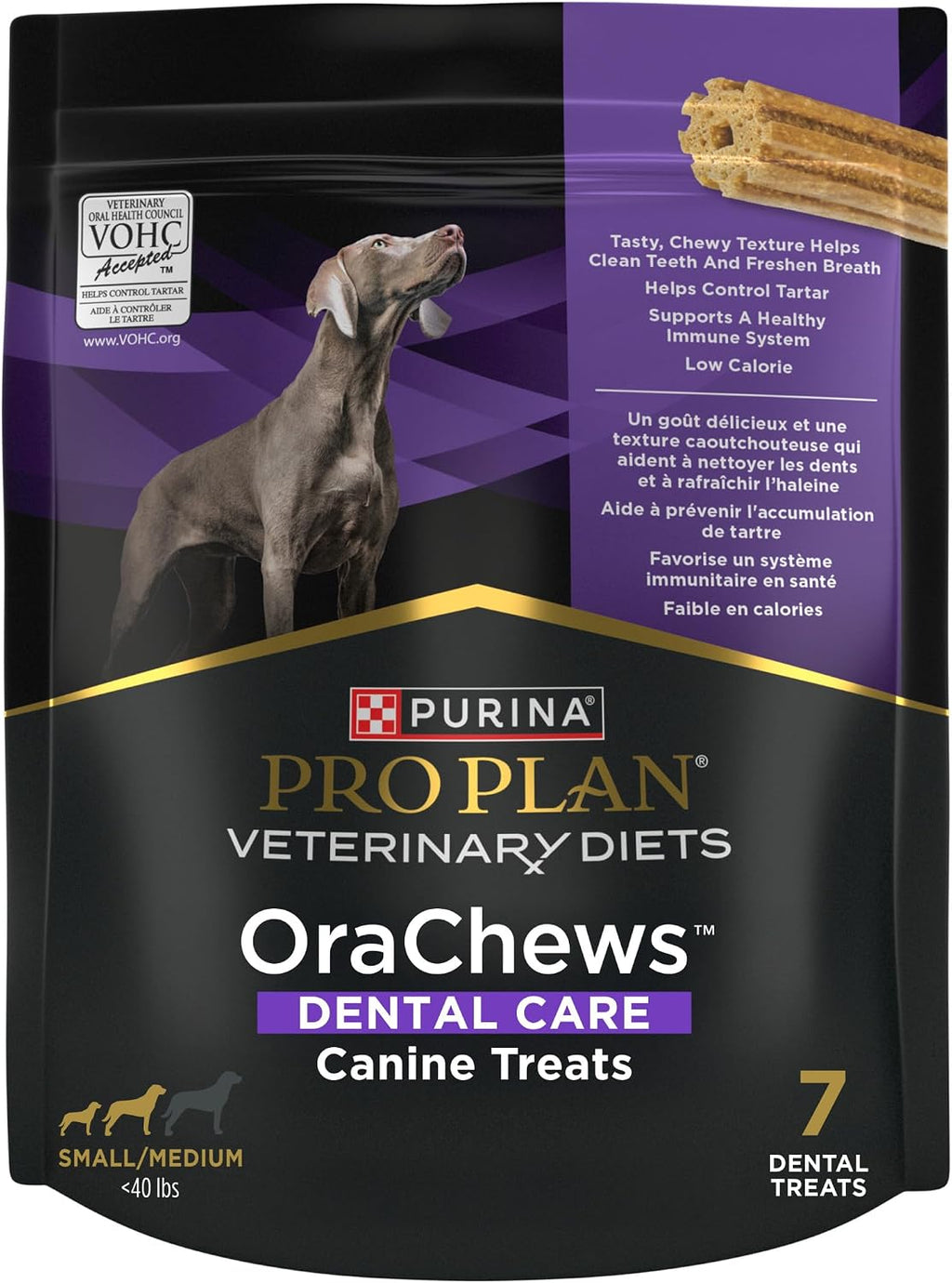 Purina Pro Plan Veterinary Diets OraChews - Small and Medium Breed Dental Chews for Dogs - 30 Treats - Image 10