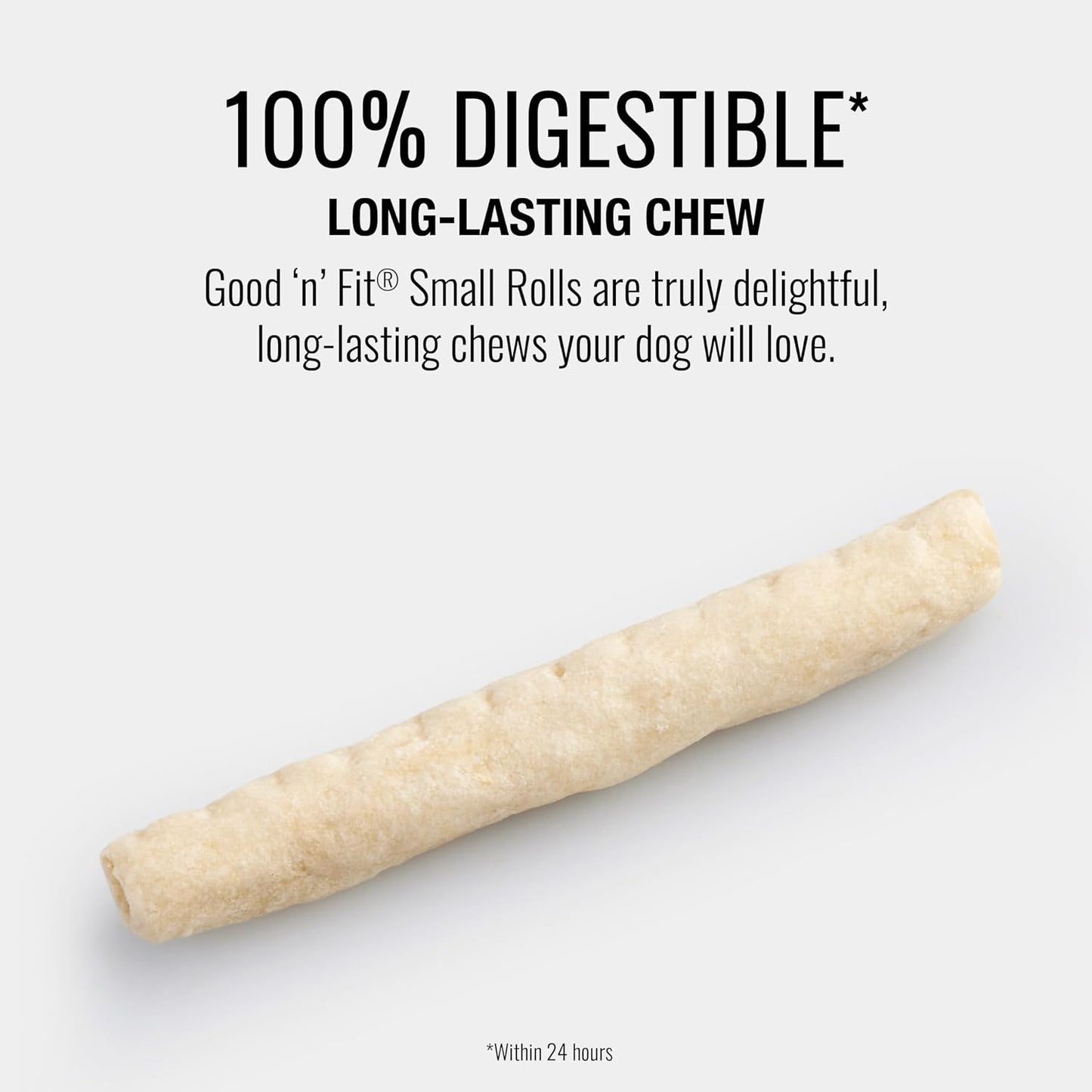 Good N Fit two ingredient chicken liver flavor dog treats nutritional breakdown illustration