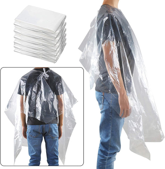 Mihunter disposable hair salon capes front view showing 100 pieces