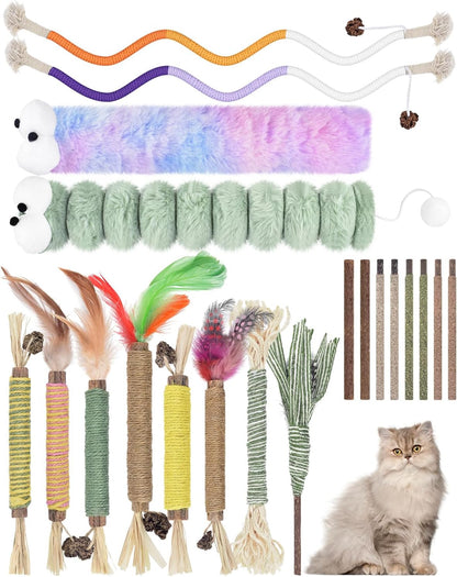 Bissap silvervine sticks for indoor cat dental health care
