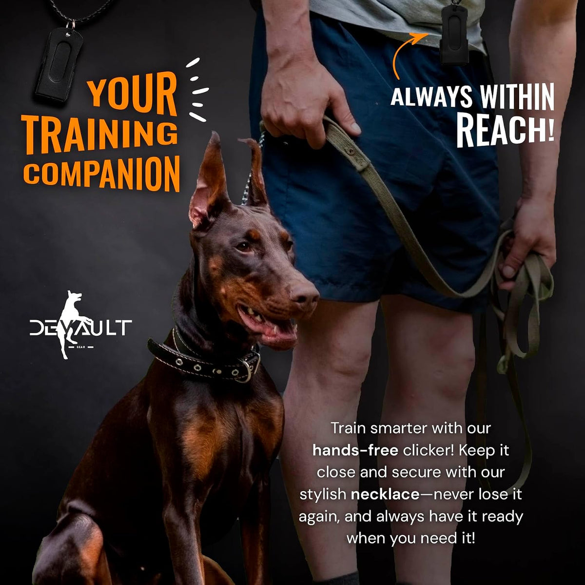 Durable metal clicker for dog agility and trick training