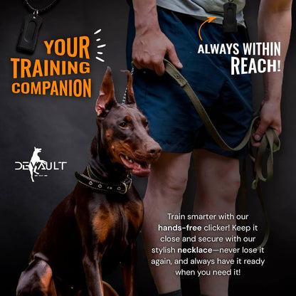 Durable metal clicker for dog agility and trick training