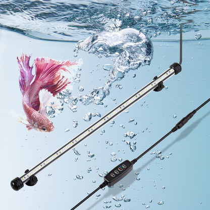 DaToo 4W 7.5inch Submersible Aquarium Light Underwater Fish Tank Light LED Aquarium Light Bar with Timer Auto On/Off and Dimmer Adjustable Brightness, 1 Yr Warranty - Image 9