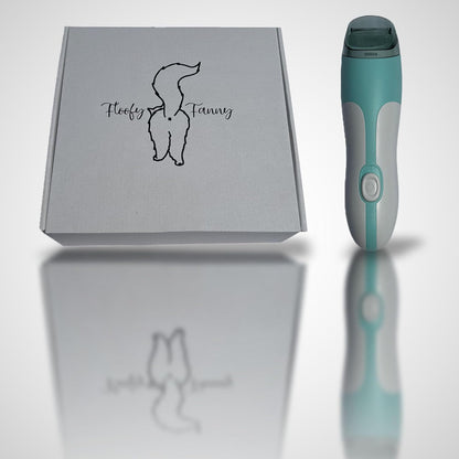 Floofy Fanny 2 in 1 Cat Butt Trimmer and Vacuum front view cordless pet groomer